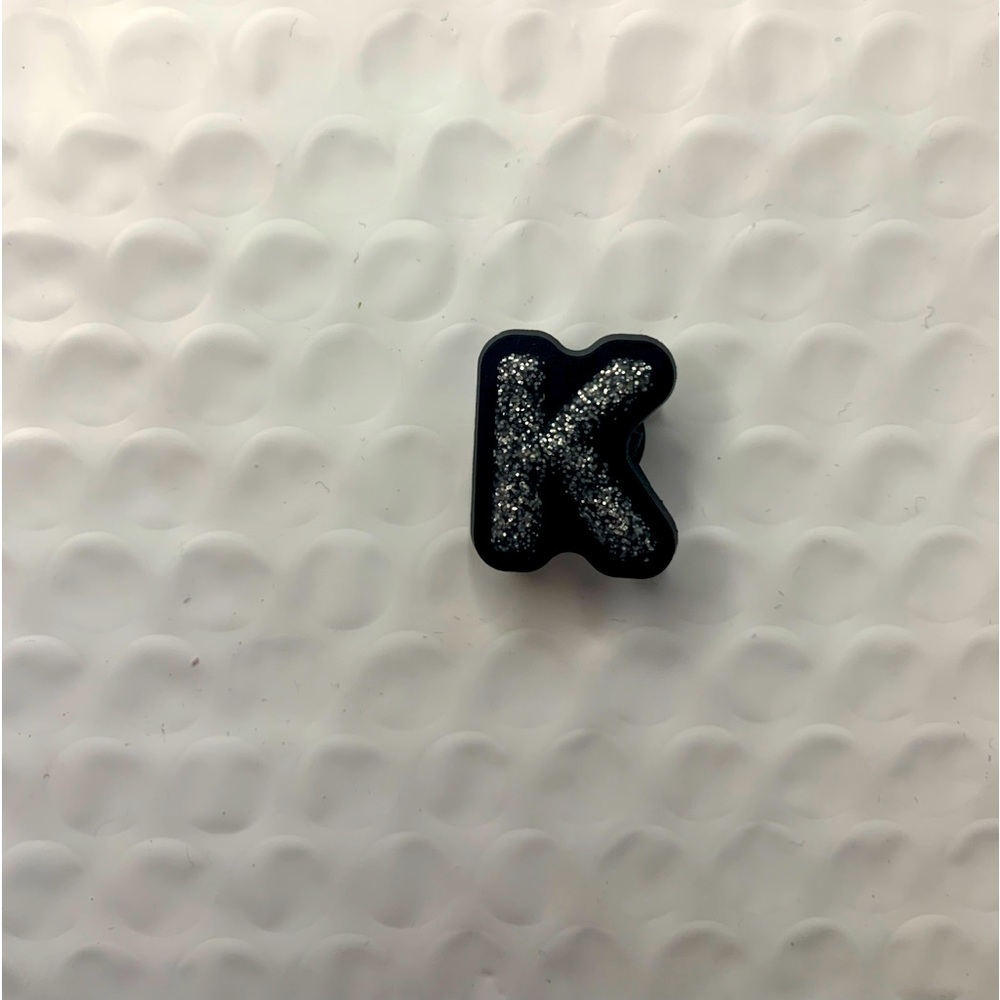Letter K Croc Charm